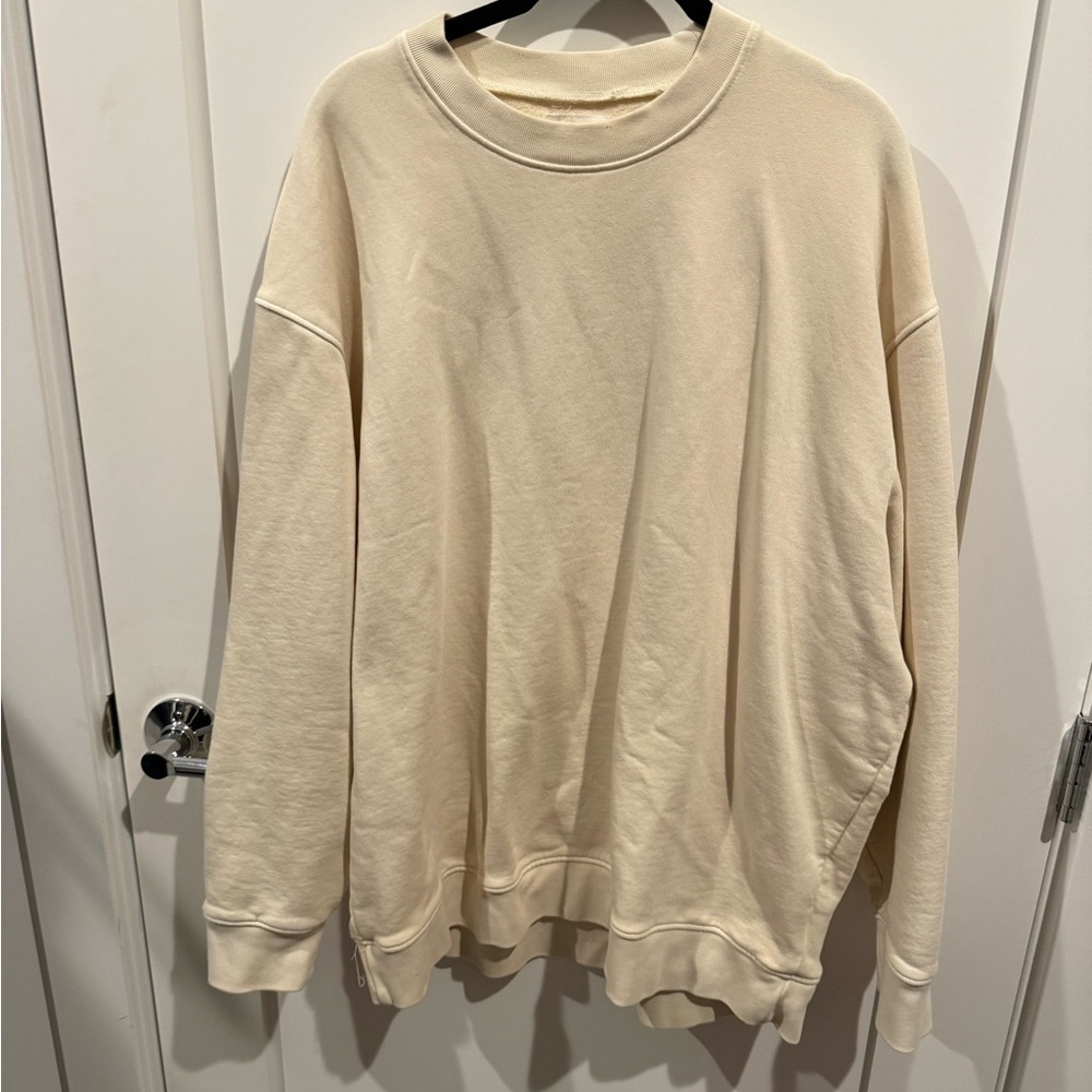 Mate the Label Organic Fleece Oversized Sweatshirt, size M/L